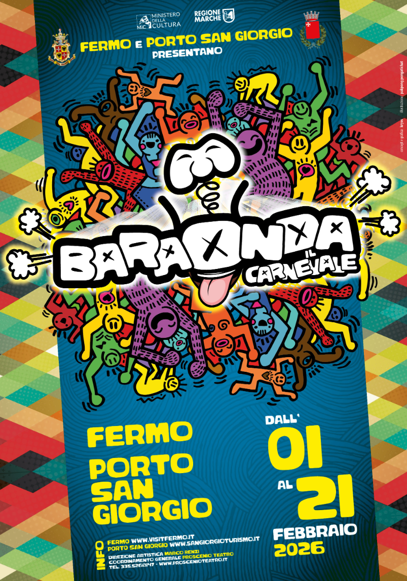 Manifesto Baraonda 2026 - Dall'1 al 21 Febbraio