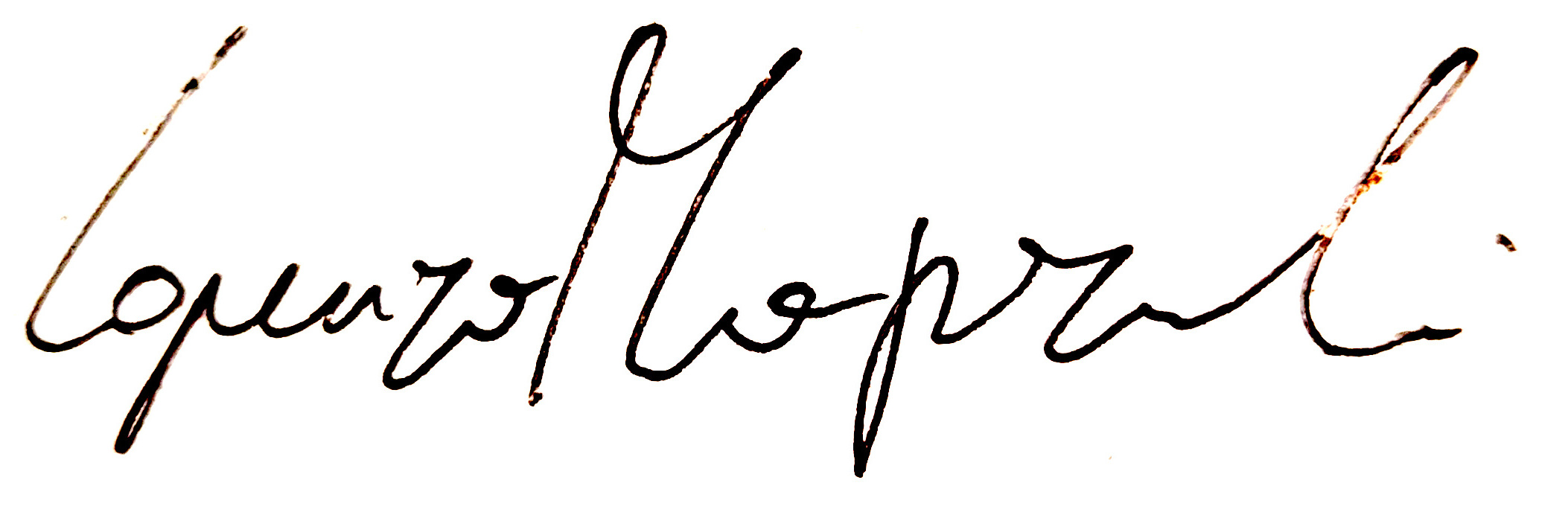 Firma Lorenzo Marziali